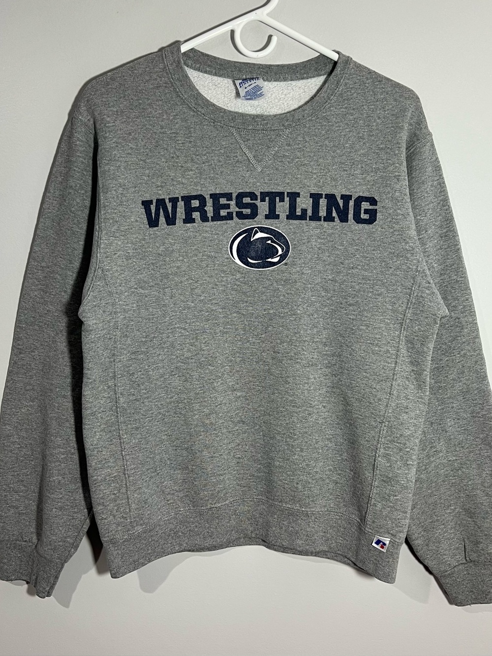 Russell Athletic Penn State Nittany Lions Gray Pullover Sweatshirt Adult Small